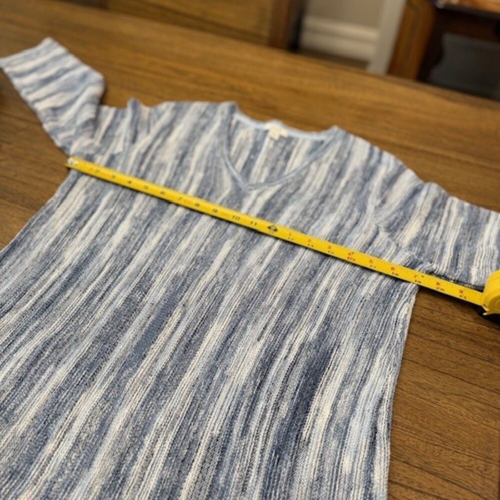 J. Jill "PURE JILL" Linear Space-Dyed Sweater - Picture 10 of 12